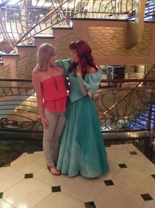 Peyton with Ariel!